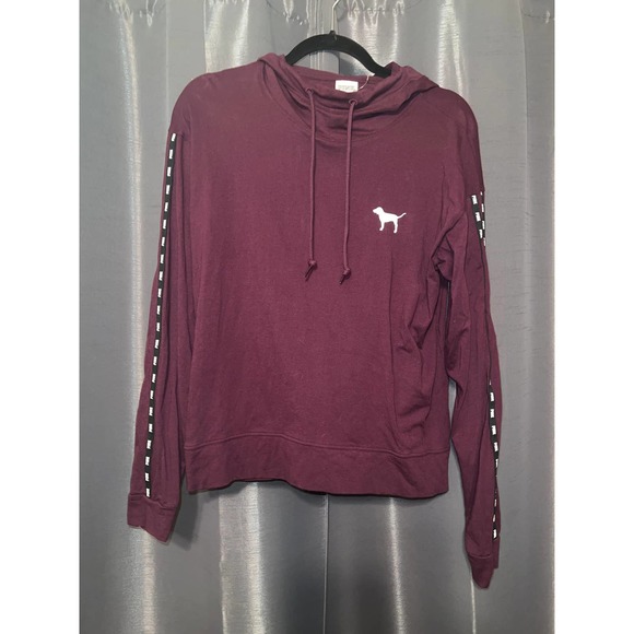 PINK Victoria's Secret Tops - Pink Victoria’s secret Long Sleeve Hoodie Tshirt Size Small